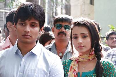 Tamil actors Jiiva,Trisha shoot for a song in Seychelles