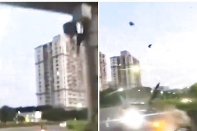 Caught On Cam: Biker, 23, Killed After Hit By Car Coming From Wrong Side In Gurugram