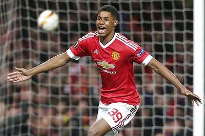 Rookie Marcus Rashford comes to Manchester United's rescue in Europa League