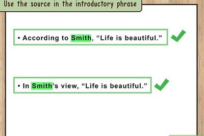How to Lead Into a Quote