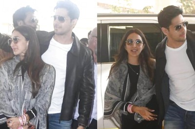 Kiara Advani, Sidharth Malhotra Greet Paps As They Make 1st Public Appearance After Wedding; Pics