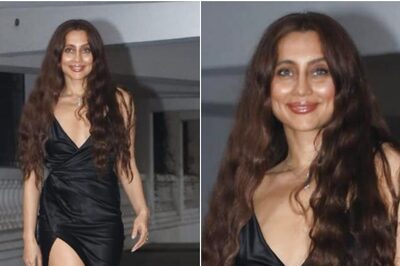 Anusha Dandekar Looks Stunning at Farhan-Shibani’s Wedding Party; Trolls Compare Karan Kundrra's Ex with Tejasswi Prakash