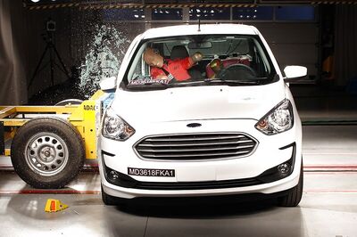 Ford Ka+, Similar to Ford Aspire in India, Scores Zero Star Rating in Latin NCAP Crash Test: Watch Video