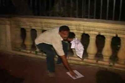 Maoists put up posters at Raj Bhavan in Kolkata