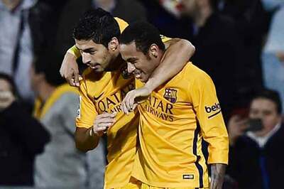 Barcelona see off Getafe thanks to Luis Suarez and Neymar goals