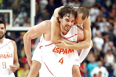 Olympics: Spain enter basketball final