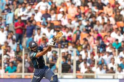 6,6,6: Watch Vijay Shankar's Hat-trick of Sixes, Smashes Fastest Fifty by a Gujarat Titans Batter