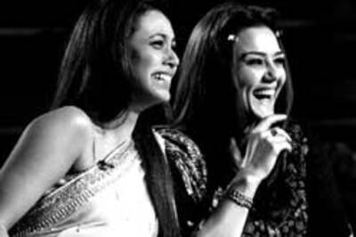 Pics: Rani, Preity with SRK on KBC