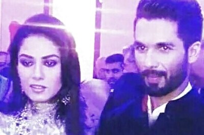 Snapshot: First photo of the newlyweds Shahid Kapoor and Mira Rajput at their wedding reception