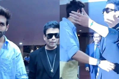 Kartik Aaryan, Karan Johar Return Together From Event, Hug Each Other Goodbye At The Airport | Watch