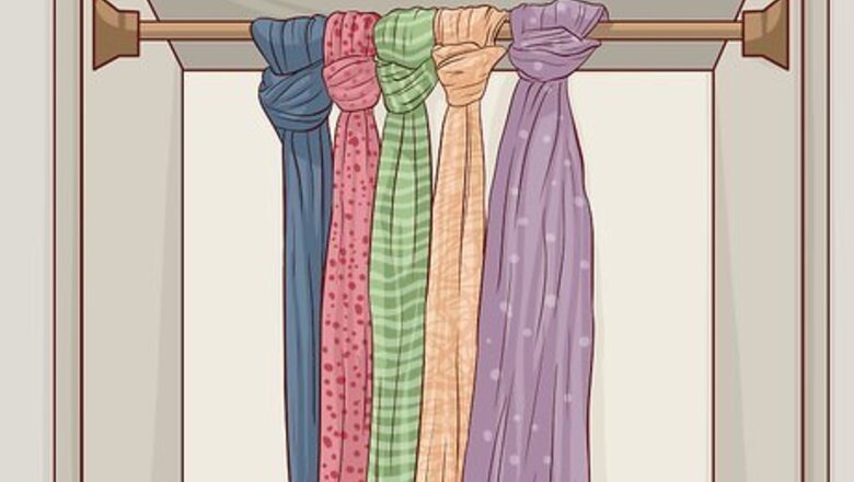 How to Hang Scarves
