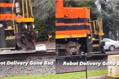 Watch: Delivery Robot Crashes Into Train As Censor Fails To Detect It
