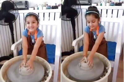 Namrata Shirodkar’s Shares Adorable Video of 'Little Potter' Sitara Trying Her Hands on Pottery Wheel