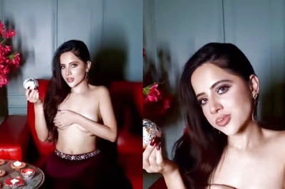 Uorfi Javed Goes Topless, Hides Modesty With Hand As She Sends Diwali Wishes; Netizens Say 'Had Kar Di'