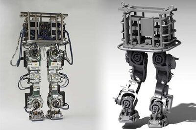 This robot can carry you around the room