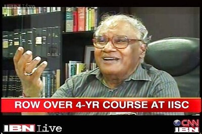 CNR Rao slams MHRD for scrapping four-year course in IISc