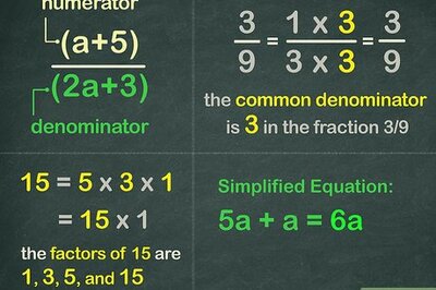 How to Simplify Algebraic Fractions