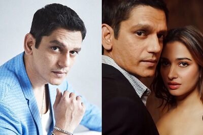 Tamannaah Bhatia Reacts As Boyfriend Vijay Varma Drops Stylish Photos In a Blue Blazer