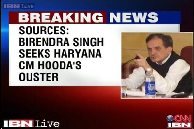 Crisis in Congress, Haryana leader demands CM Hooda's ouster
