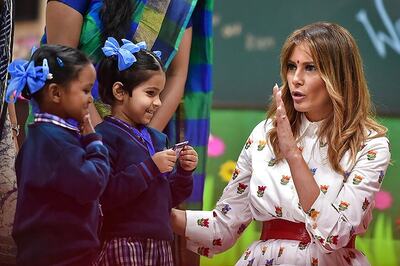 How Big is America? Which is Your Favourite Cartoon? Kids' Questions Galore for US First Lady