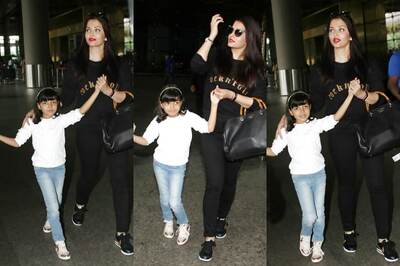 Aaradhaya Bachchan Turns Airport Into Runway, Steals The Limelight From Aishwarya Rai Bachchan