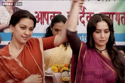 Madhuri Dixit: I'm the hero, Juhi Chawla is the villain in 'Gulaab Gang'