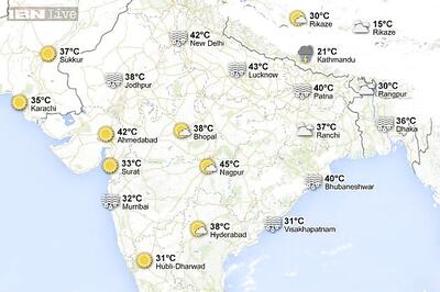 Scorching summer: Interactive weather map of India