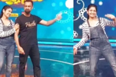 Bhagyalakshmi Couple Sushma And Sudarshan Grooves To Kaatera Song On Stage