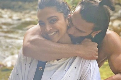 Ranveer Singh and Deepika Padukone Shares Pics From Romantic Vacay; Kiss By Stream, Go Cycling