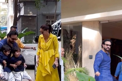 Saif Ali Khan, Taimur And Jeh Sport Dhoti-Kurta As They Step Out For Diwali Puja With Kareena Kapoor, Watch