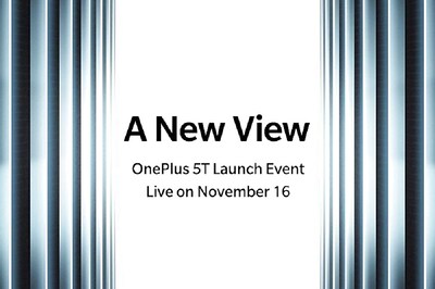OnePlus 5T Launch Set For November 16, CEO Hints at Price