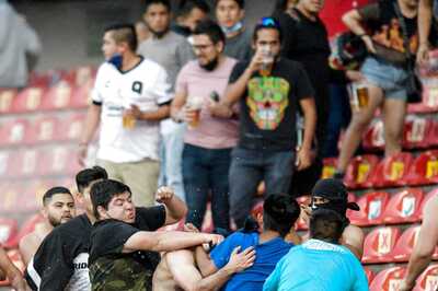 Mexico Suspends League Matches After Massive Brawl