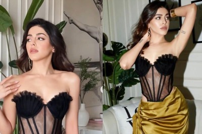 Sexy! Alaya F Flaunts Her Curves In Mesh Corset At Bade Miyan Chote Miyan Trailer Launch, See Hot Photos