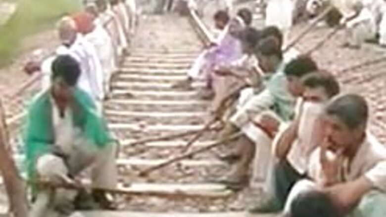 In Pics: Gurjars protest hits highway, rail traffic