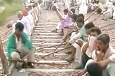 In Pics: Gurjars protest hits highway, rail traffic