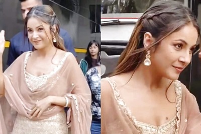 'Punjabi Kudi' Shehnaaz Gill Stuns In Sharara Set As She Promotes Ghani Syaani With MC Square; Watch