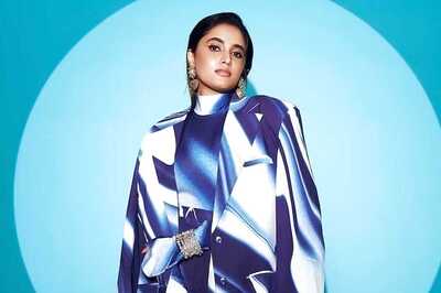 Actress Priyanka Mohan Exudes Boss Lady Vibes In Blue Co-ord Set