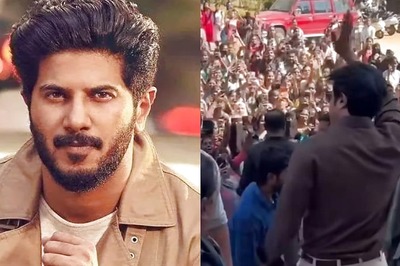 Dulquer Salmaan MOBBED By A Sea Of Fans As He Shoots For His Next At A Hyderabad College; Watch