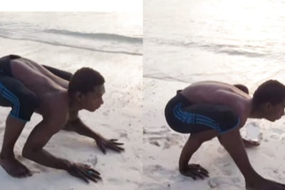 Watch: Tanzania's 'Hassan Gorilla' Crawls On Feet Like A Spider