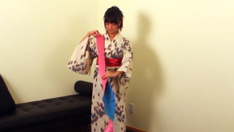 How to Tie Hira Obi for Yukata