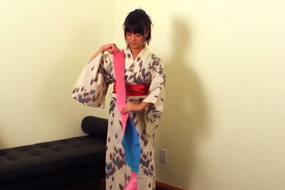 How to Tie Hira Obi for Yukata