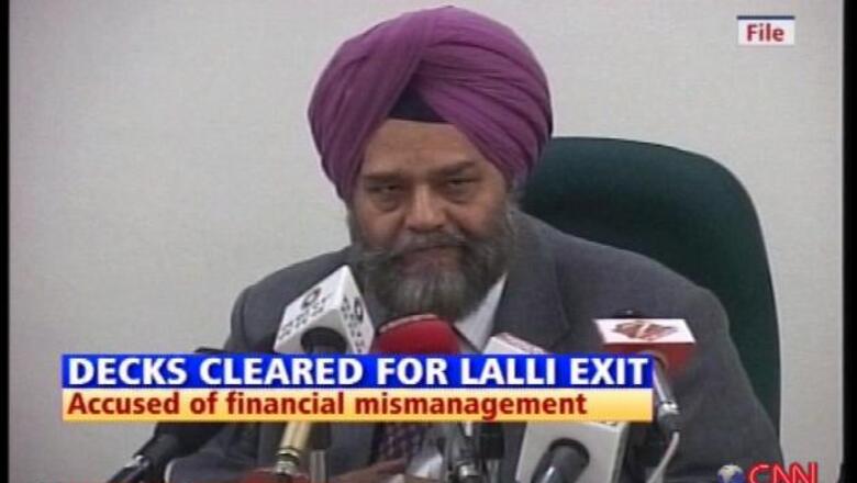 President Patil signs orders, BS Lalli axed