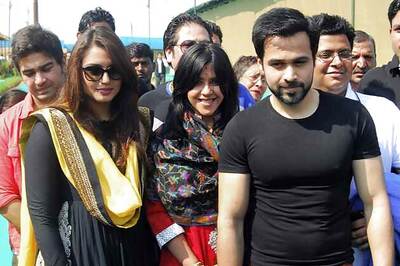 Snapshot: Preity, Emraan, Huma spotted at Kumbh