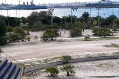 Once Athens' Pride, Faliro Olympic Beach Volleyball Centre Now Lies In Ruins