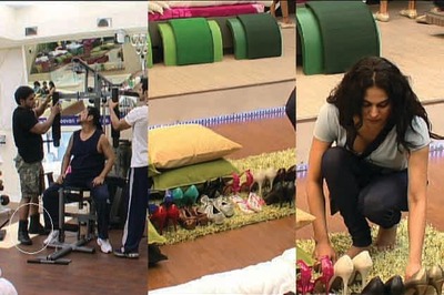Shoe shaa on Bigg Boss 4