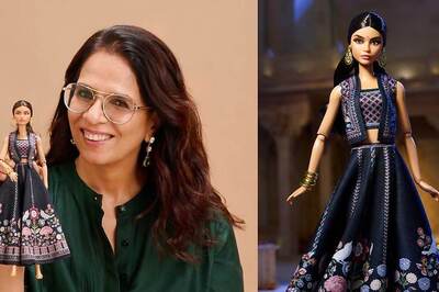 Anita Dongre Unveils Unique Barbie Doll in Midnight Bloom Lehenga Ahead of Diwali