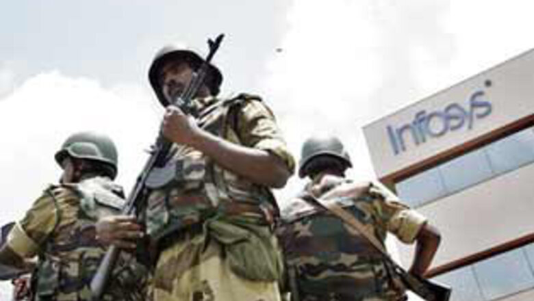 IT firms follow Infosys, step up paramilitary security