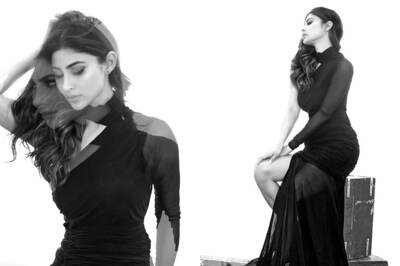 Mouni Roy Oozes Oomph in a Gorgoues Off-Shoulder Gown and Flawless Makeup; See Photos