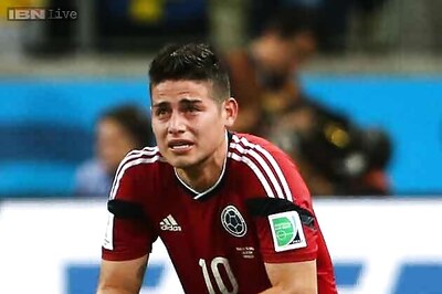 Forward James Rodriguez likely headed for Real Madrid