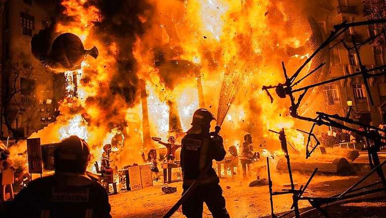 Kozhikode Fire: 10 Shops Gutted After Suspected Cylinder Blast